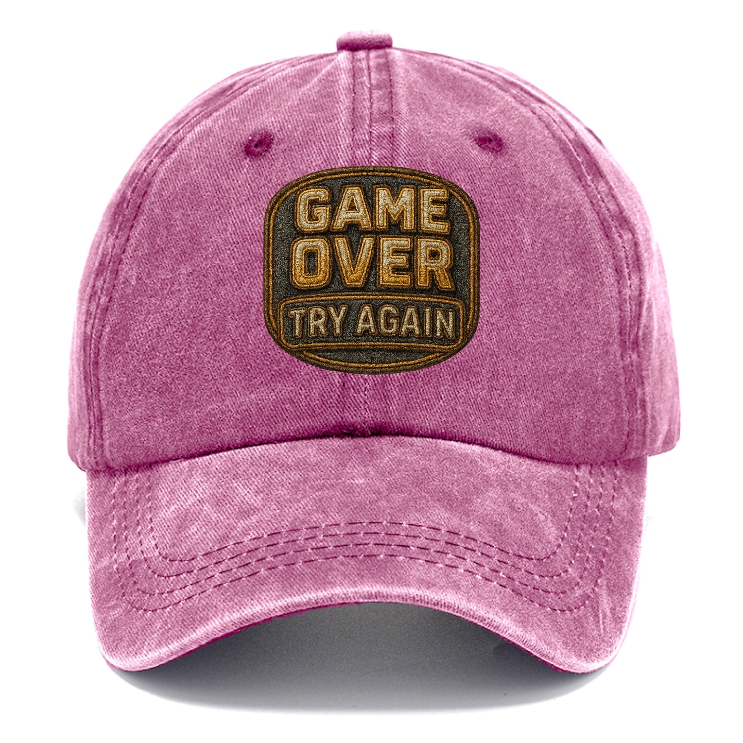 Game Over Try Again  - Classic Cap - Dusty Rose(Rose)