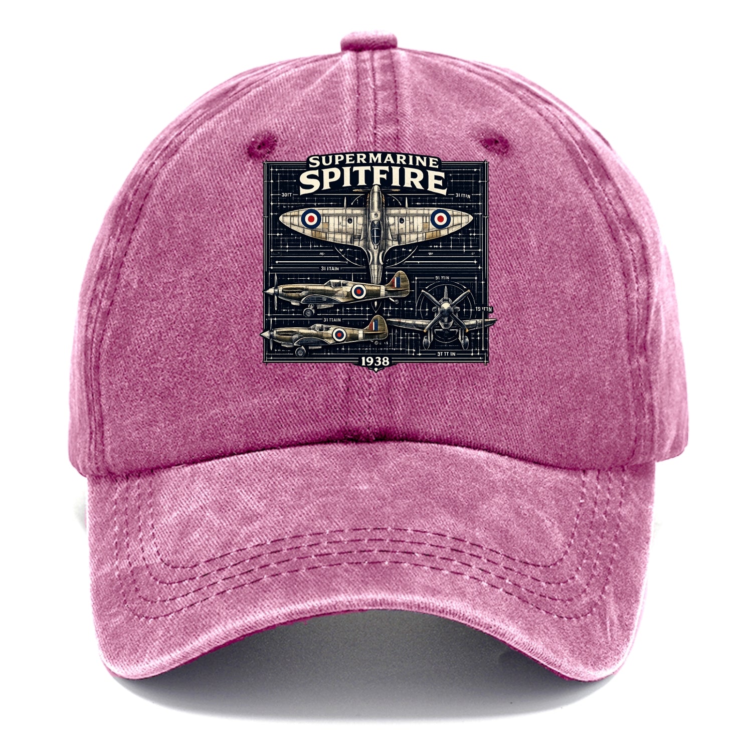 Spitfire Blueprint - Classic Cap - Dusty Rose(Rose)