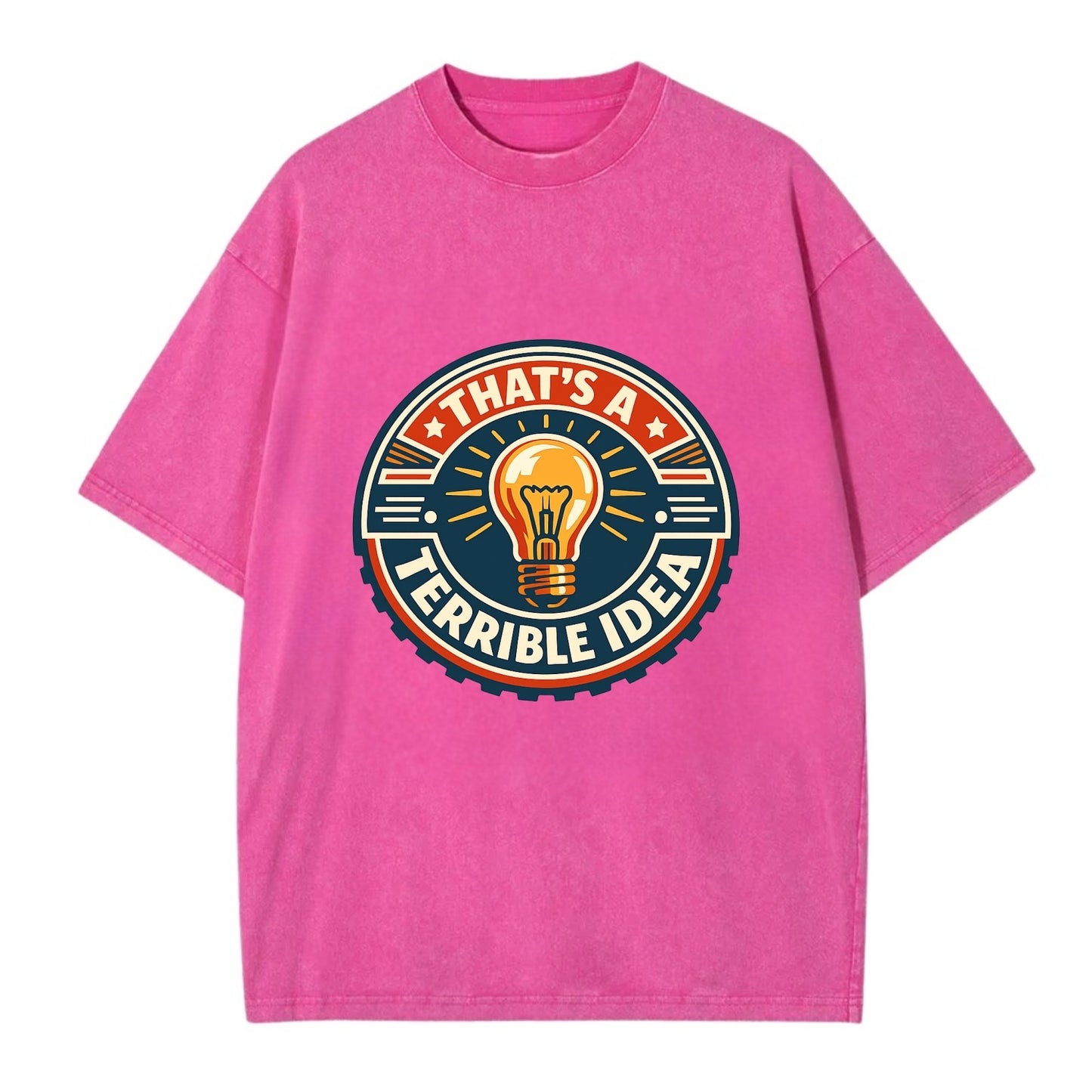 Bold Idea Rebellion - Vintage T-shirt - Dusty Rose(Rose)