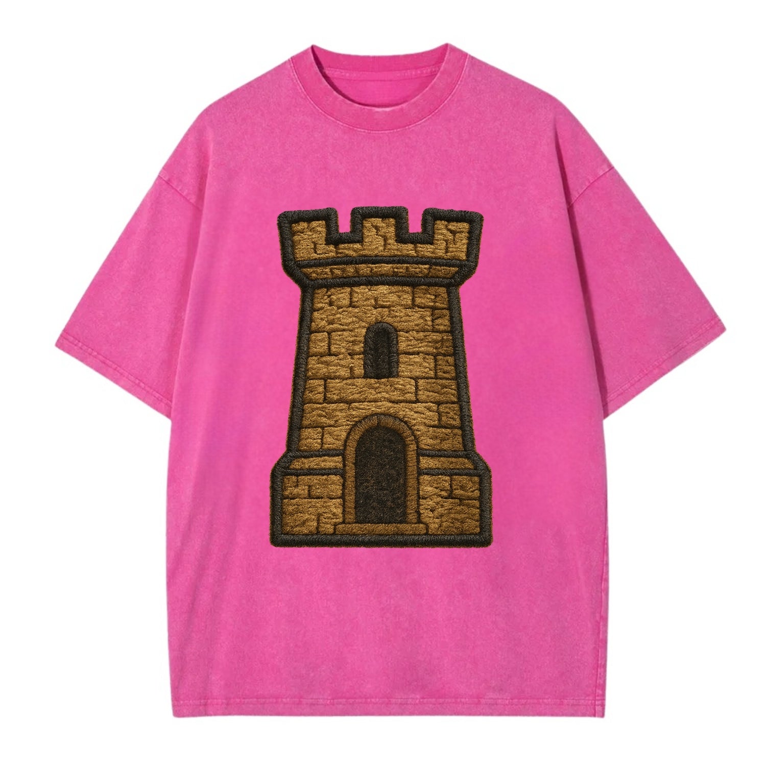 Castle Tower  - Vintage T-shirt - Dusty Rose(Rose)