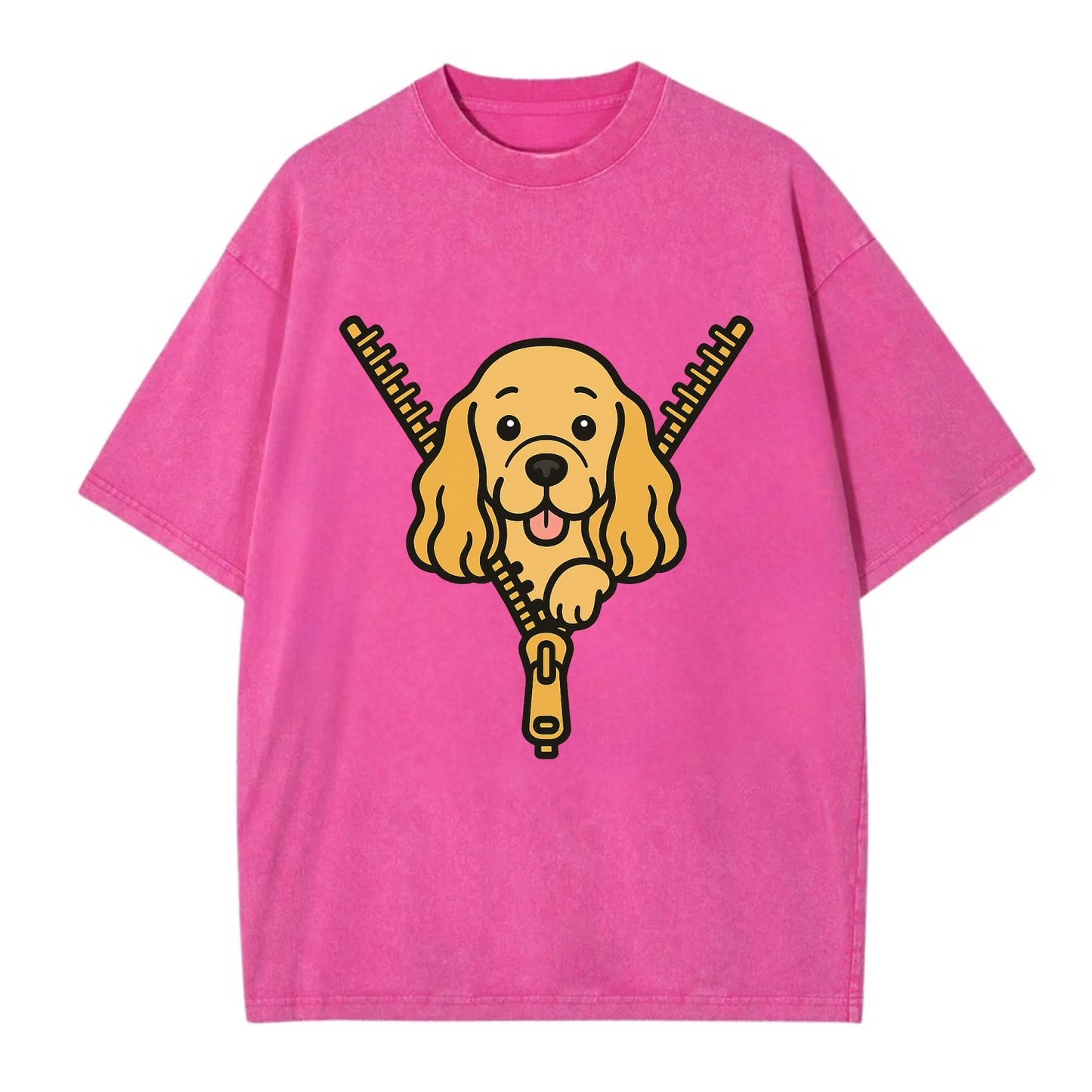 Cocker Spaniel - Vintage T-shirt - Dusty Rose(Rose)