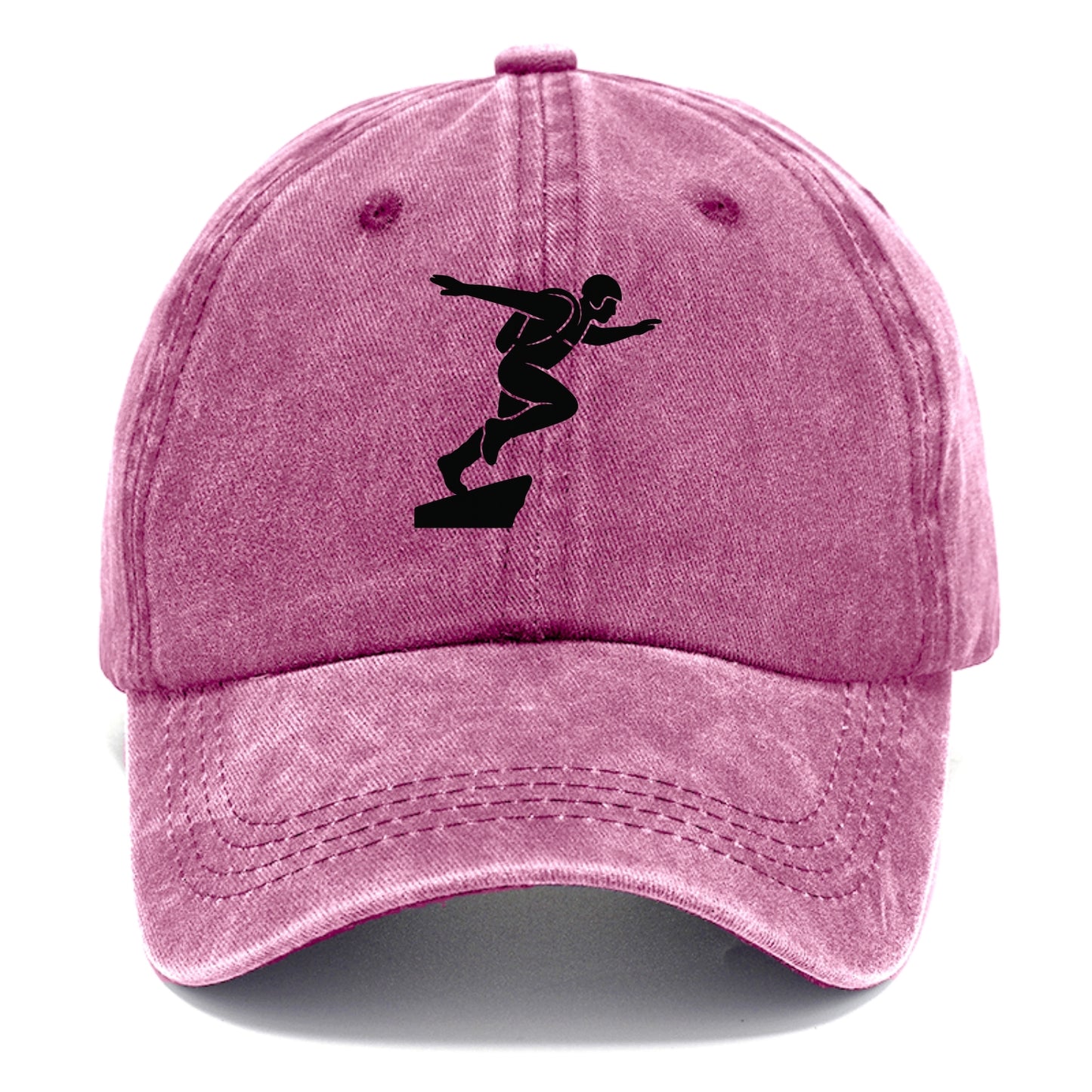 Base jumper launching off - Classic Cap - Dusty Rose(Rose)