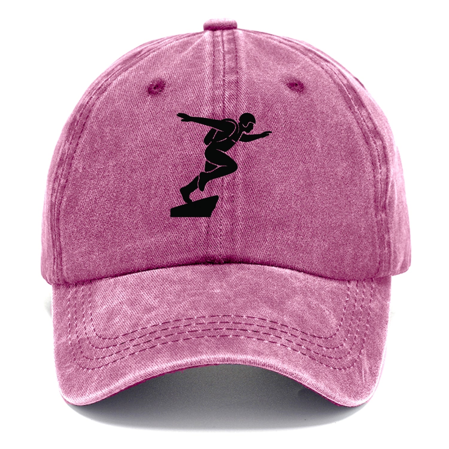 Base jumper launching off - Classic Cap - Dusty Rose(Rose)