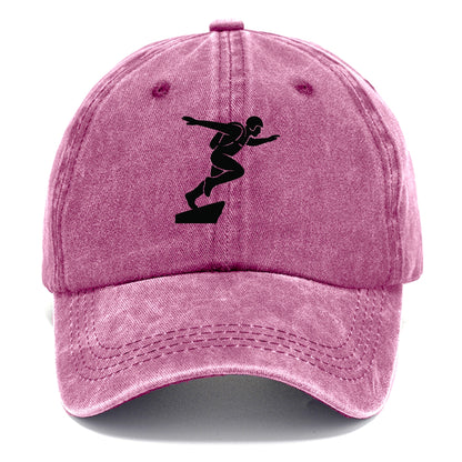 Base jumper launching off - Classic Cap - Dusty Rose(Rose)
