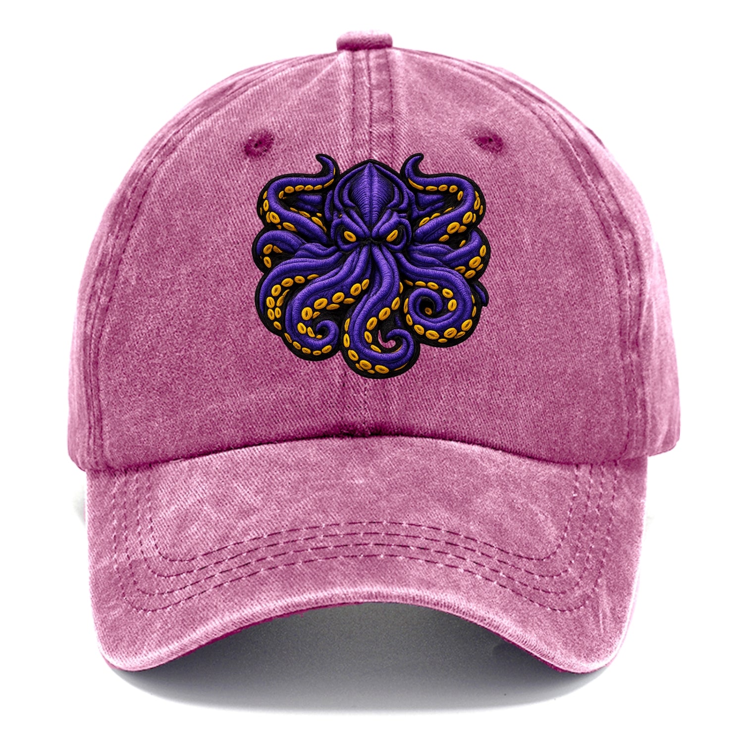 KRAKEN TENTACLES - sea monster in purple and black , deep sea - Classic Cap - Dusty Rose(Rose)