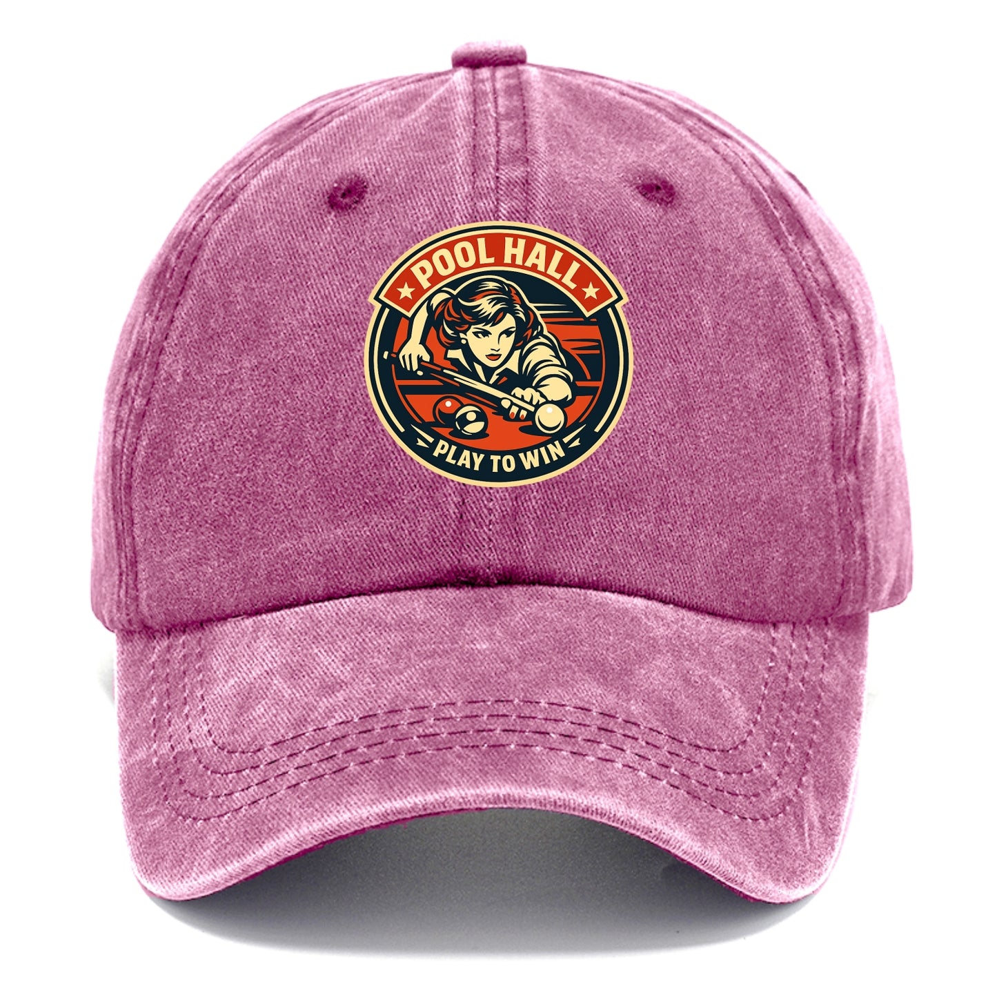 Cue Queen Emblem - Classic Cap - Dusty Rose(Rose)