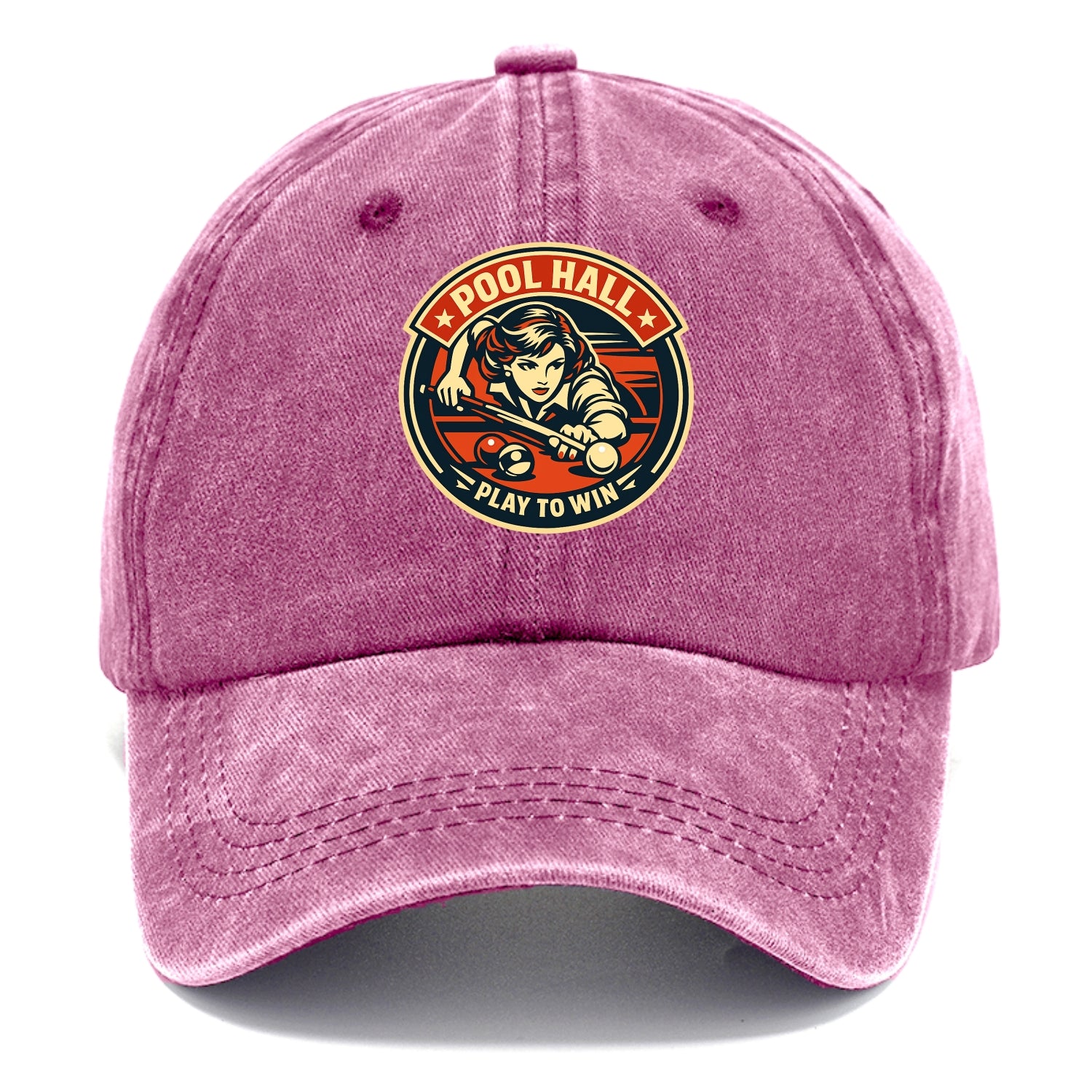 Cue Queen Emblem - Classic Cap - Dusty Rose(Rose)