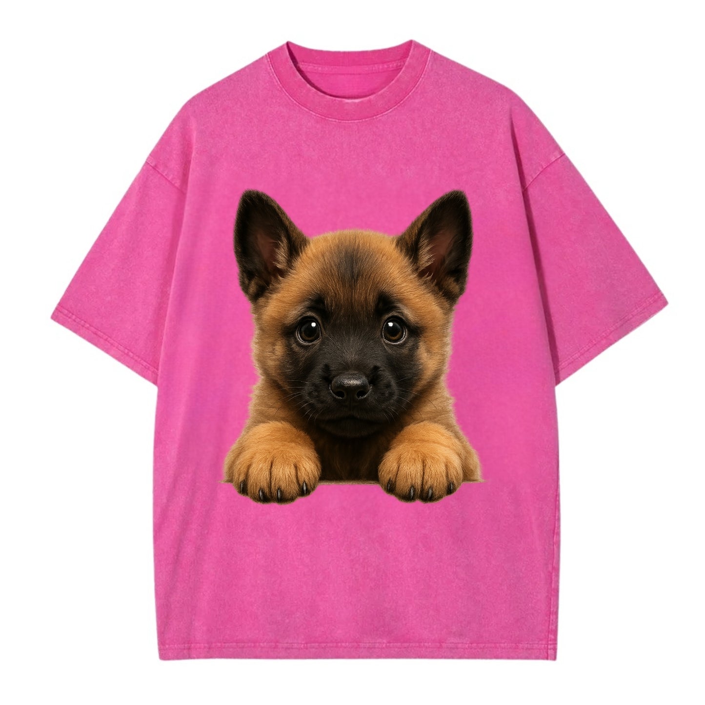 Belgian Malinois  - Vintage T-shirt - Dusty Rose(Rose)