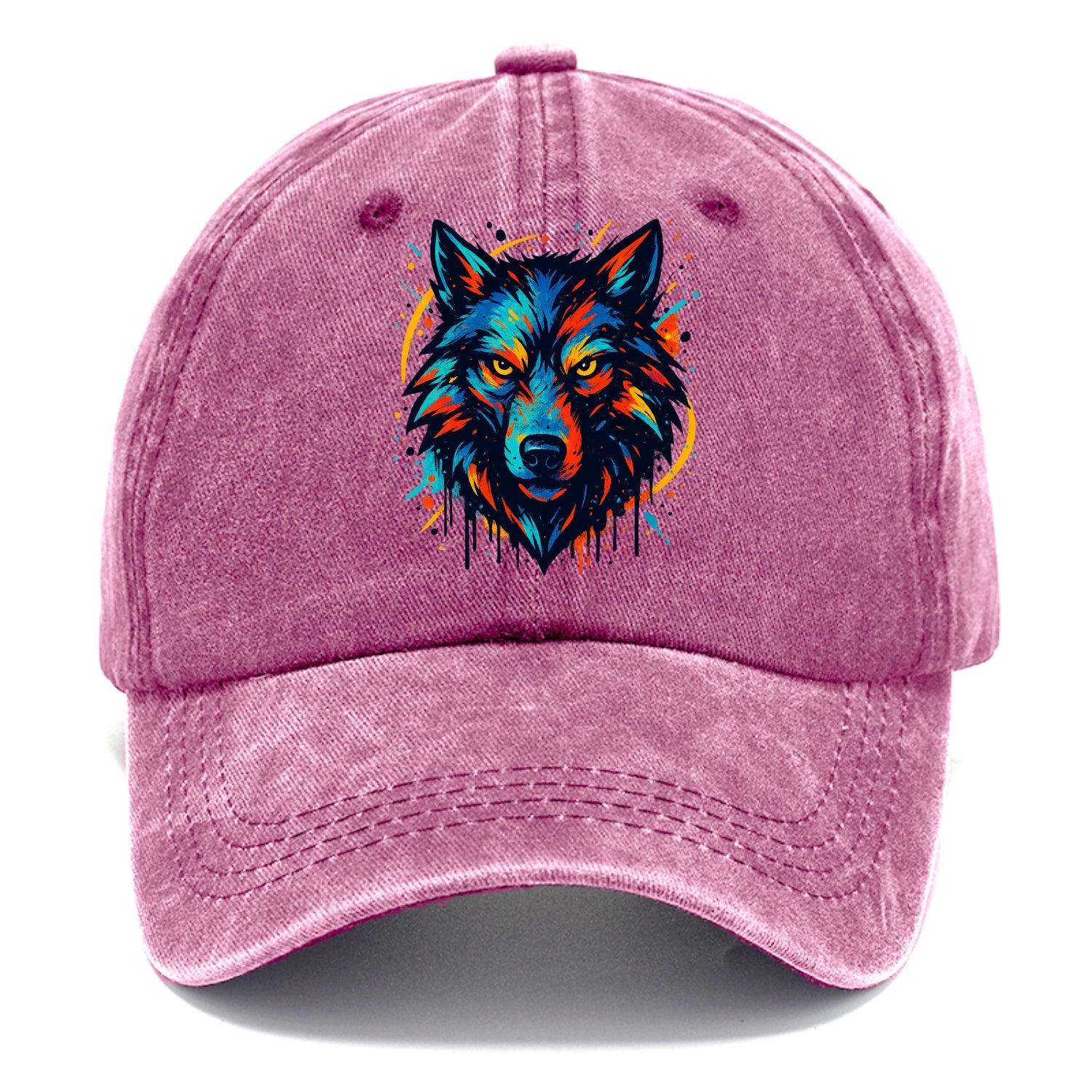 Alpha Wolf Leader  - Classic Cap - Dusty Rose(Rose)