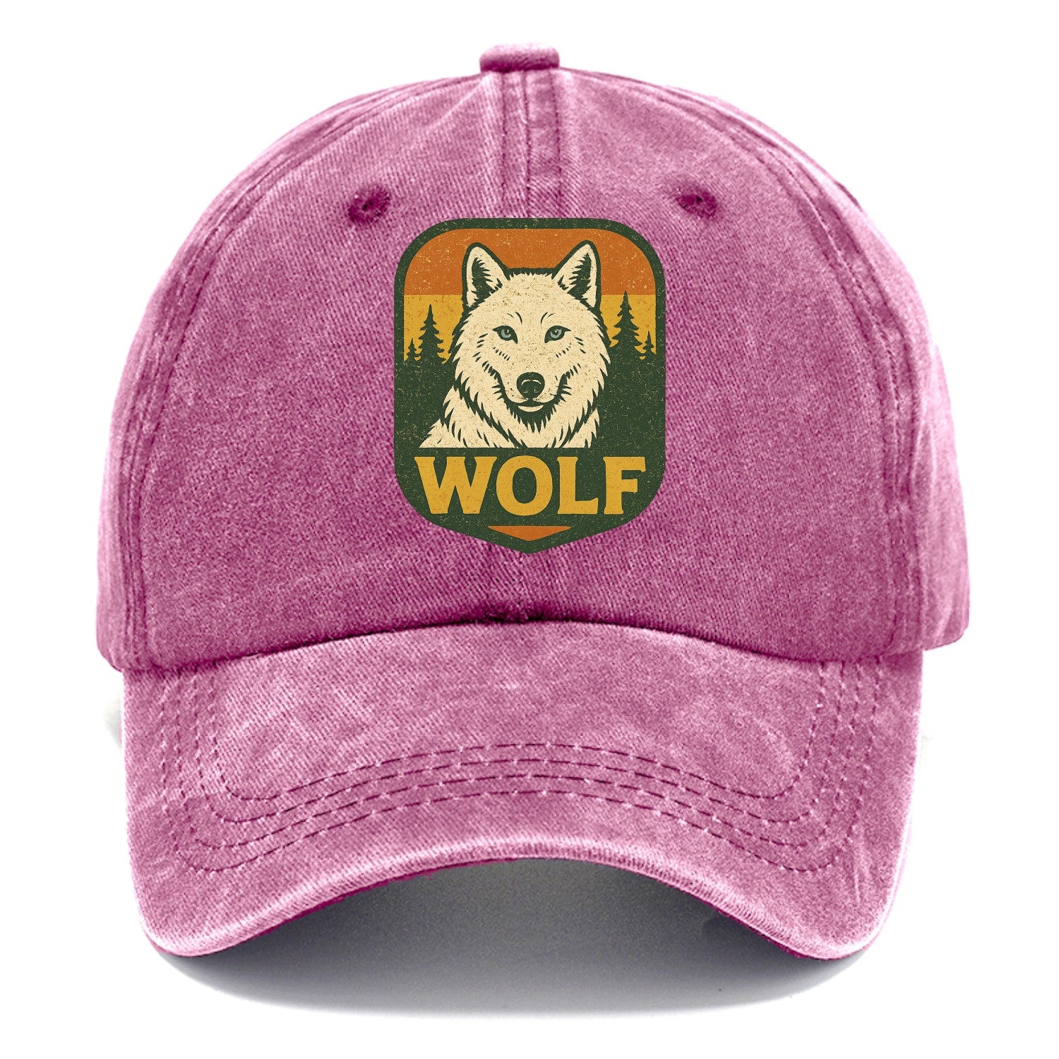 Arctic White Wolf  - Classic Cap - Dusty Rose(Rose)