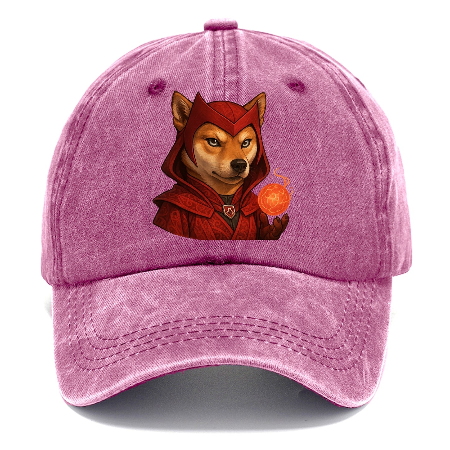Shiba Inu Scarlet Witch  - Classic Cap - Dusty Rose(Rose)