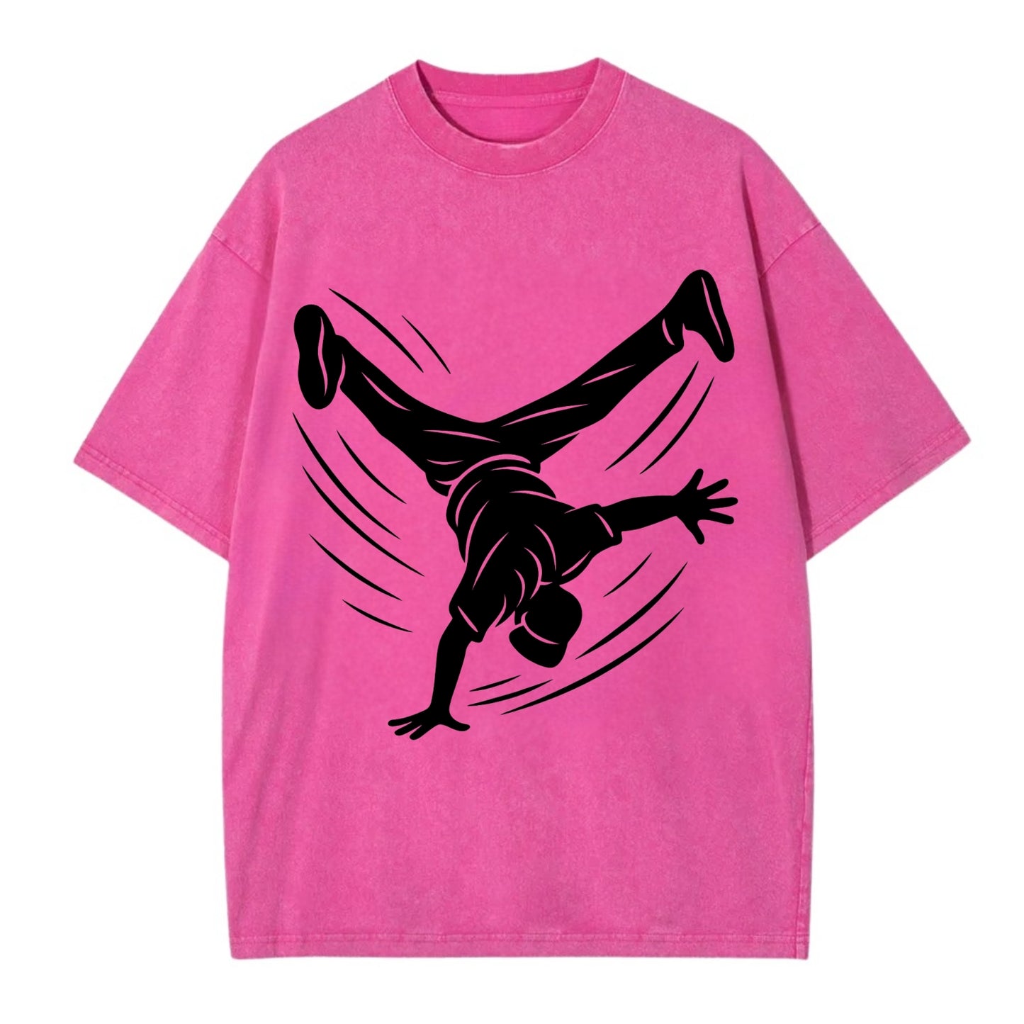 Breakdancer windmill move - Vintage T-shirt - Dusty Rose(Rose)