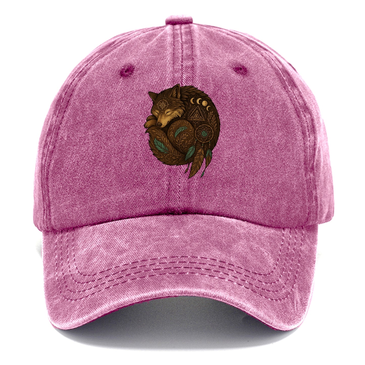 Sleeping Wolf Peace  - Classic Cap - Dusty Rose(Rose)