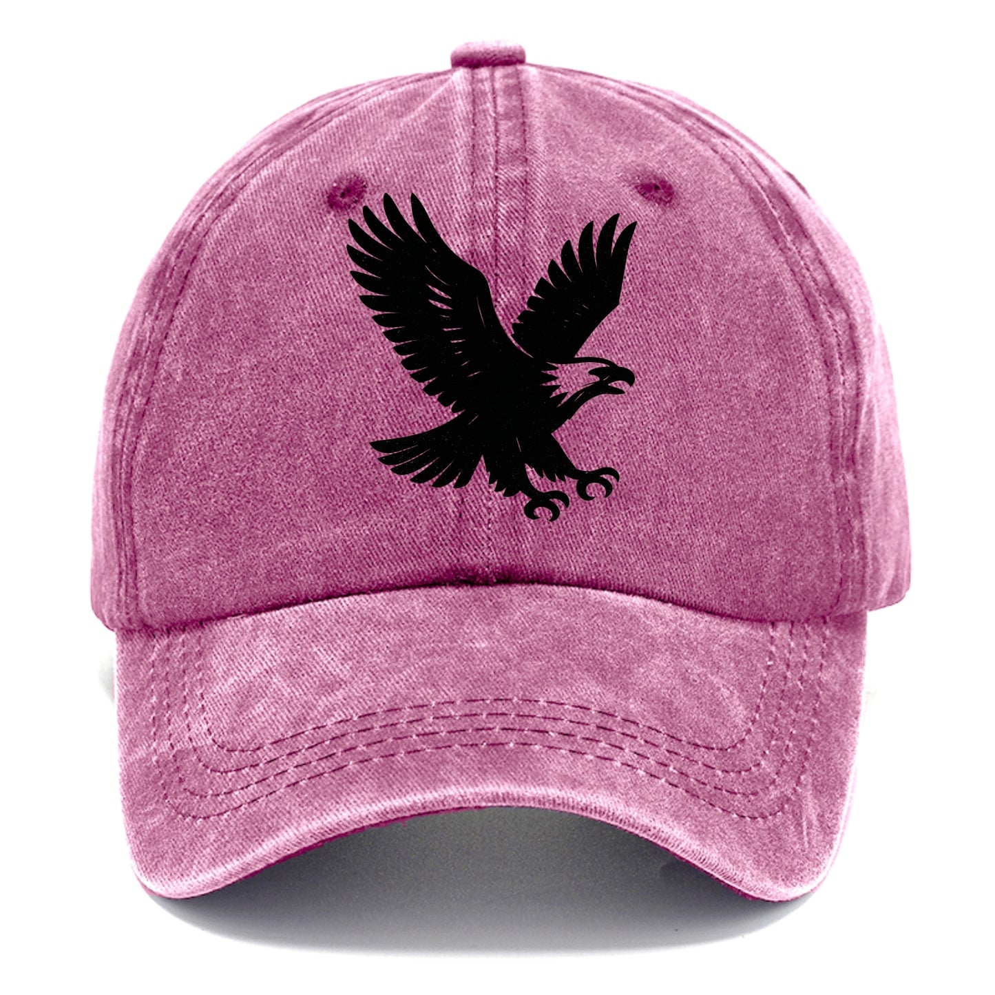 Eagle in flight - liberty and independence ink brushstrokes - Classic Cap - Dusty Rose(Rose)