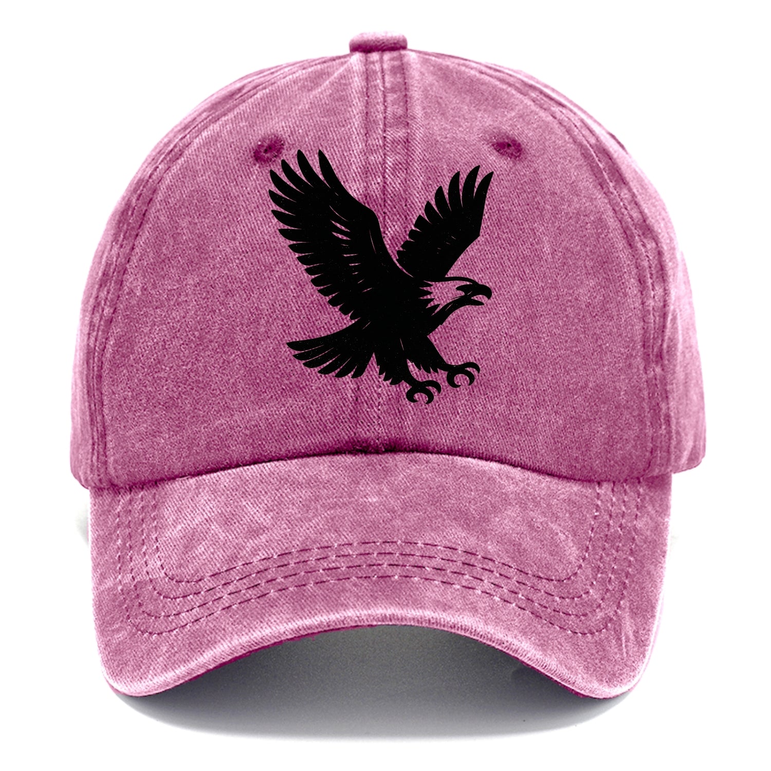Eagle in flight - liberty and independence ink brushstrokes - Classic Cap - Dusty Rose(Rose)