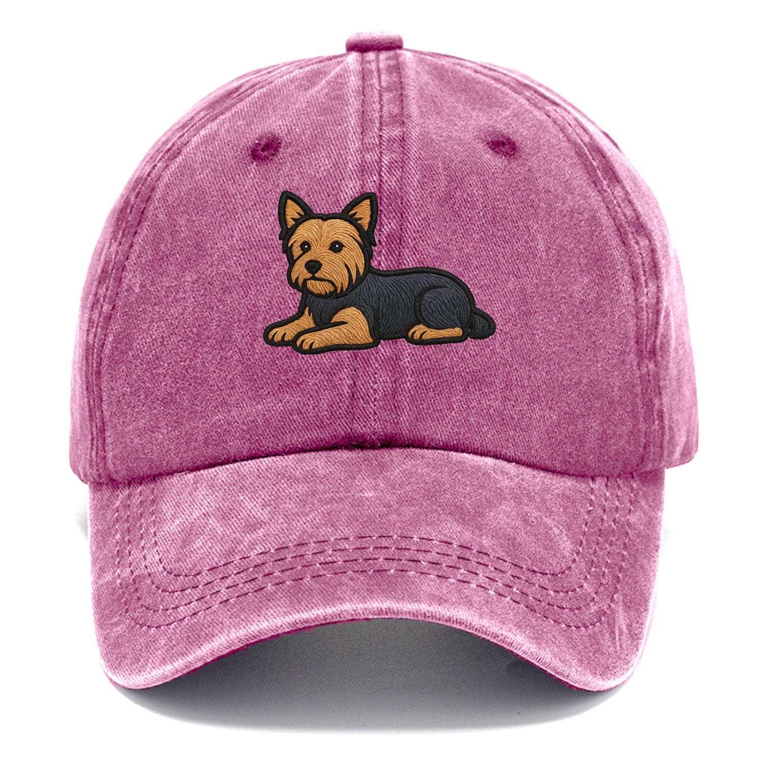 Yorkshire Terrier - Blue and tan relaxed Classic Cap - Dusty Rose(Rose)