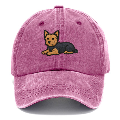 Yorkshire Terrier - Blue and tan relaxed Classic Cap - Dusty Rose(Rose)