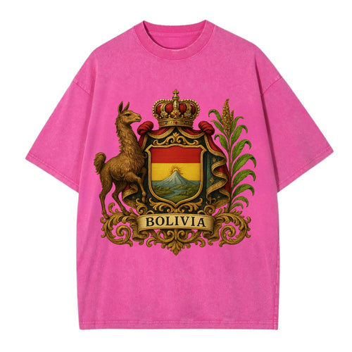 Bolivia Royal Logo  - Vintage T-shirt