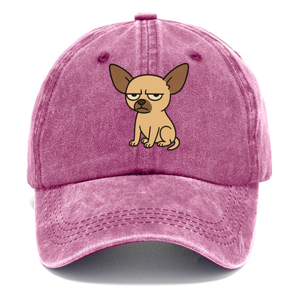 The Chihuahua Judging Silently - Classic Cap - Dusty Rose(Rose)