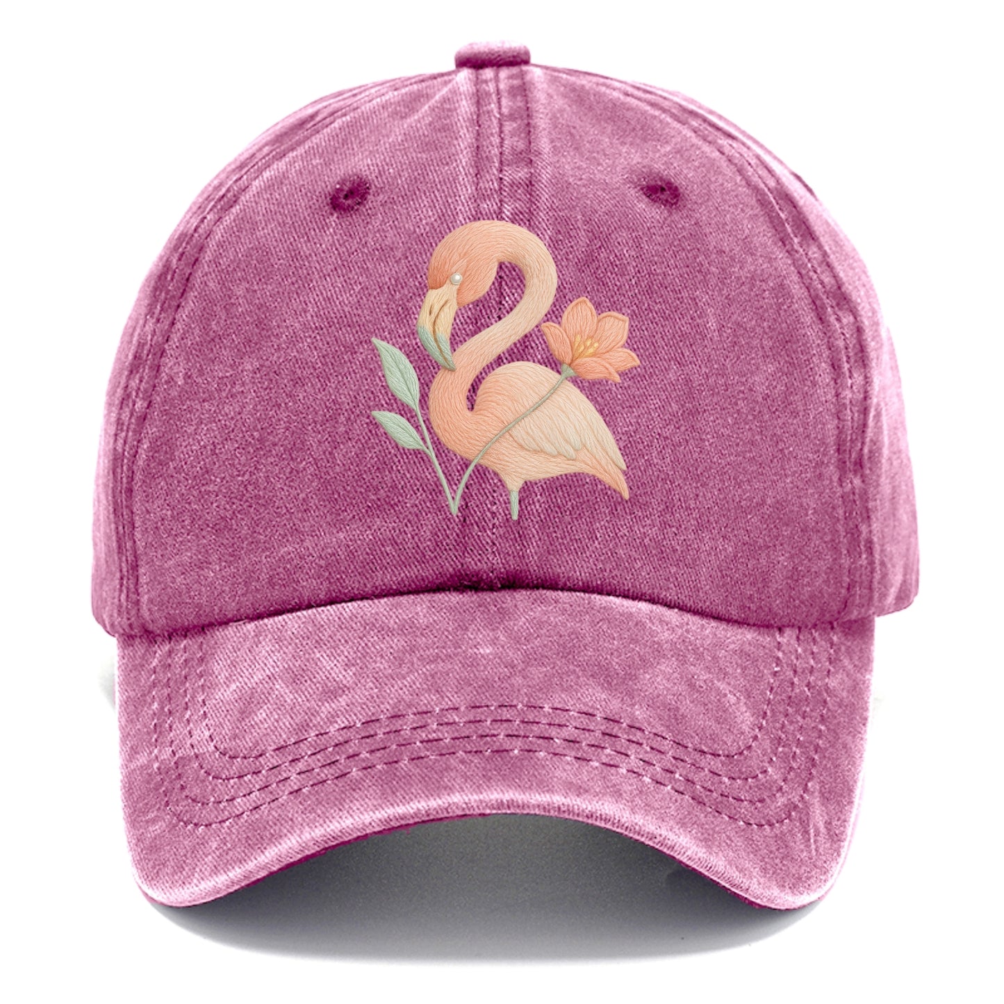 Peach Flamingo - Classic Cap - Dusty Rose(Rose)