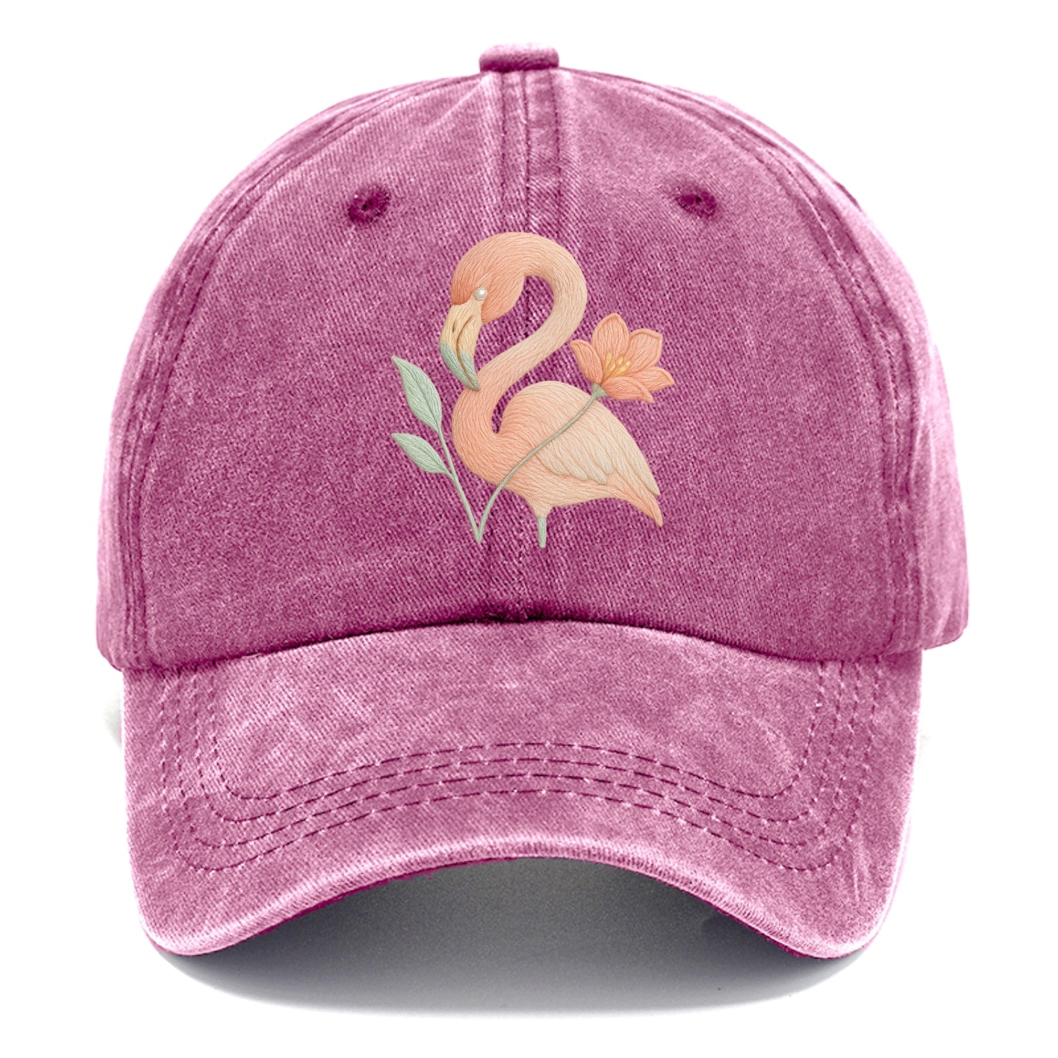Peach Flamingo - Classic Cap - Dusty Rose(Rose)
