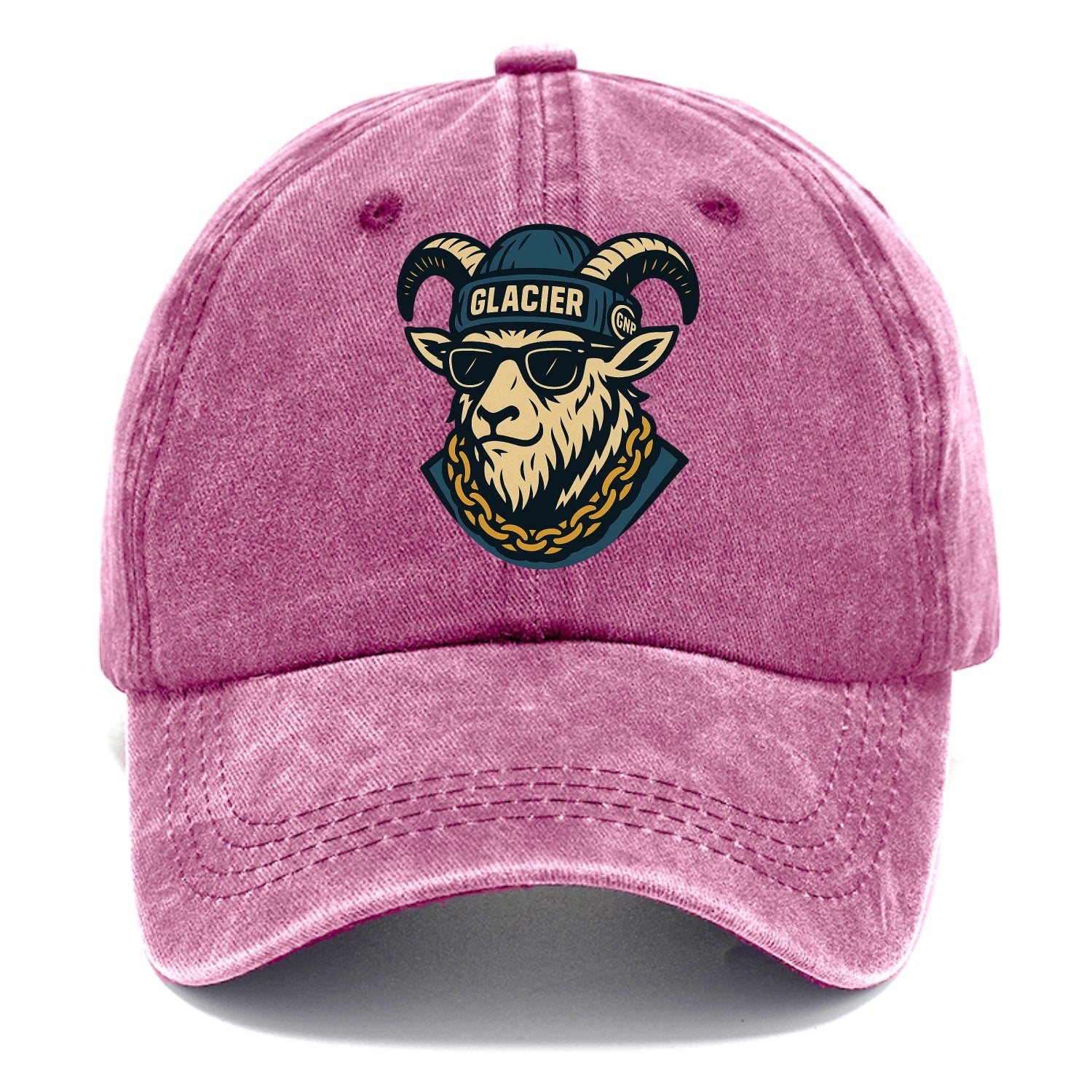 Glacier Mountain Goat - Classic Cap - Dusty Rose(Rose)