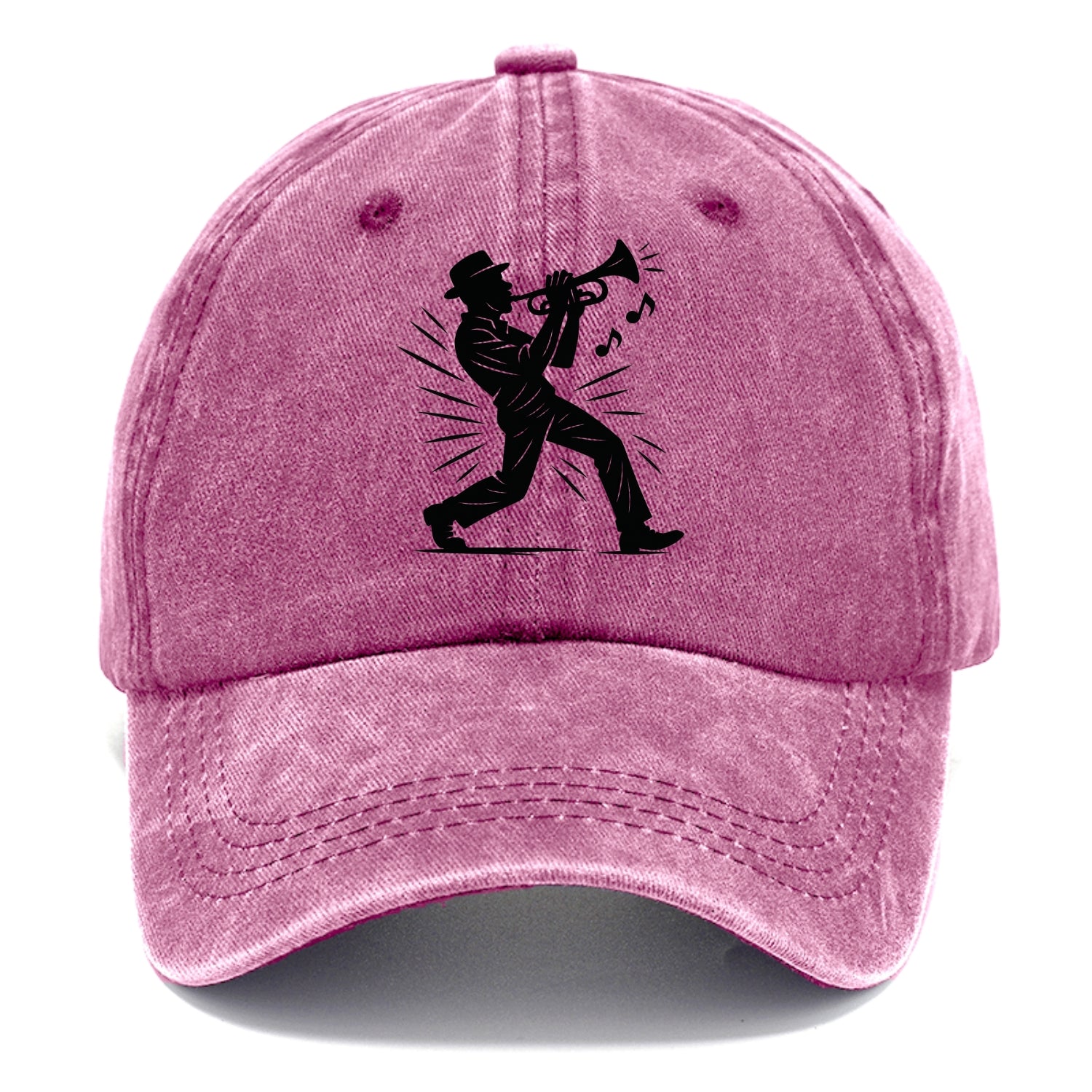 New Orleans jazz musician street corner - Classic Cap - Dusty Rose(Rose)