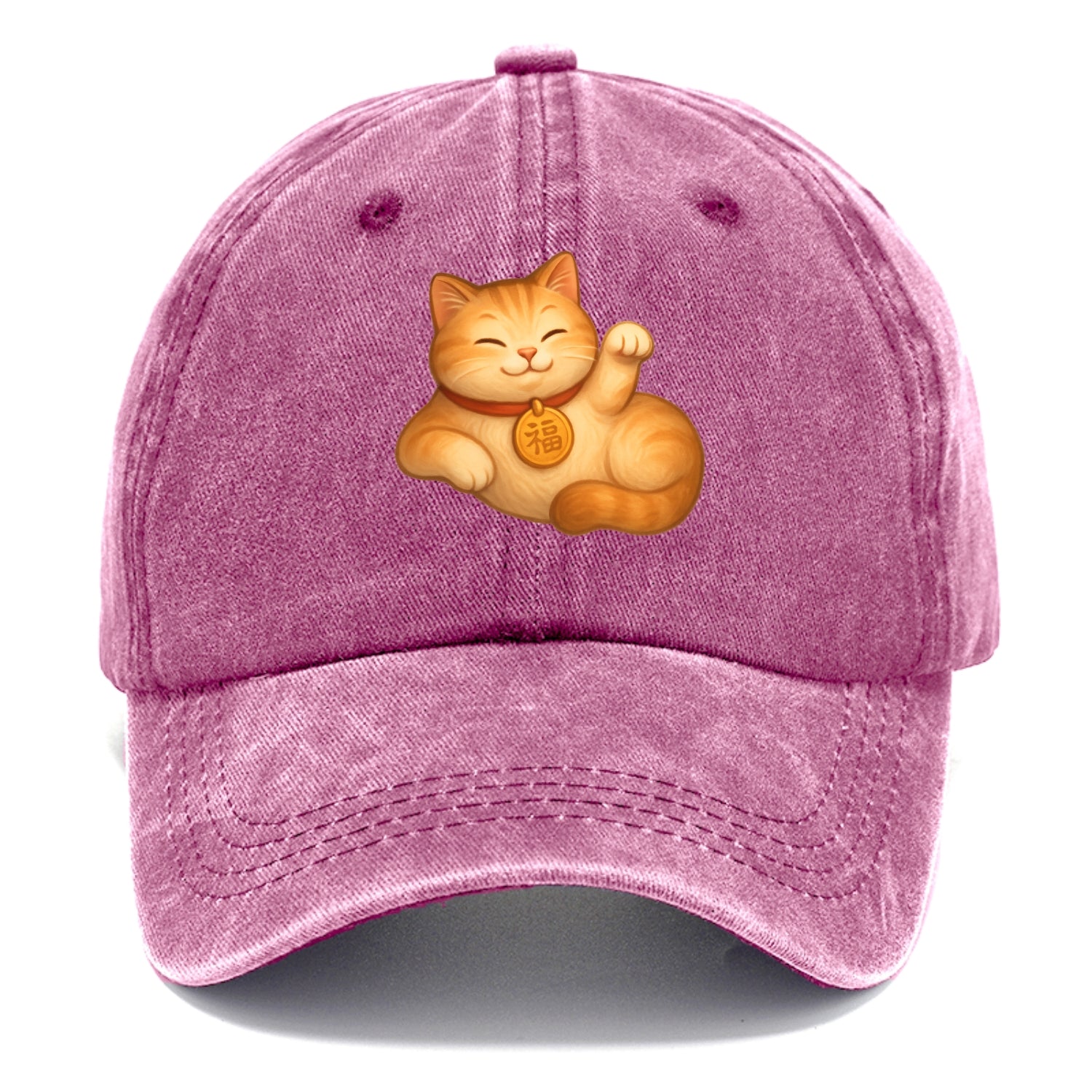 Maneki Neko Pose - Classic Cap - Dusty Rose(Rose)