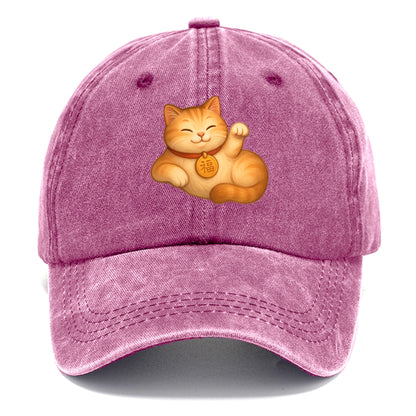 Maneki Neko Pose - Classic Cap - Dusty Rose(Rose)