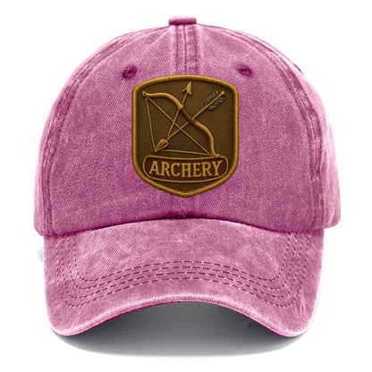 Bow and arrow crossed - archery enthusiast - Classic Cap - Dusty Rose(Rose)