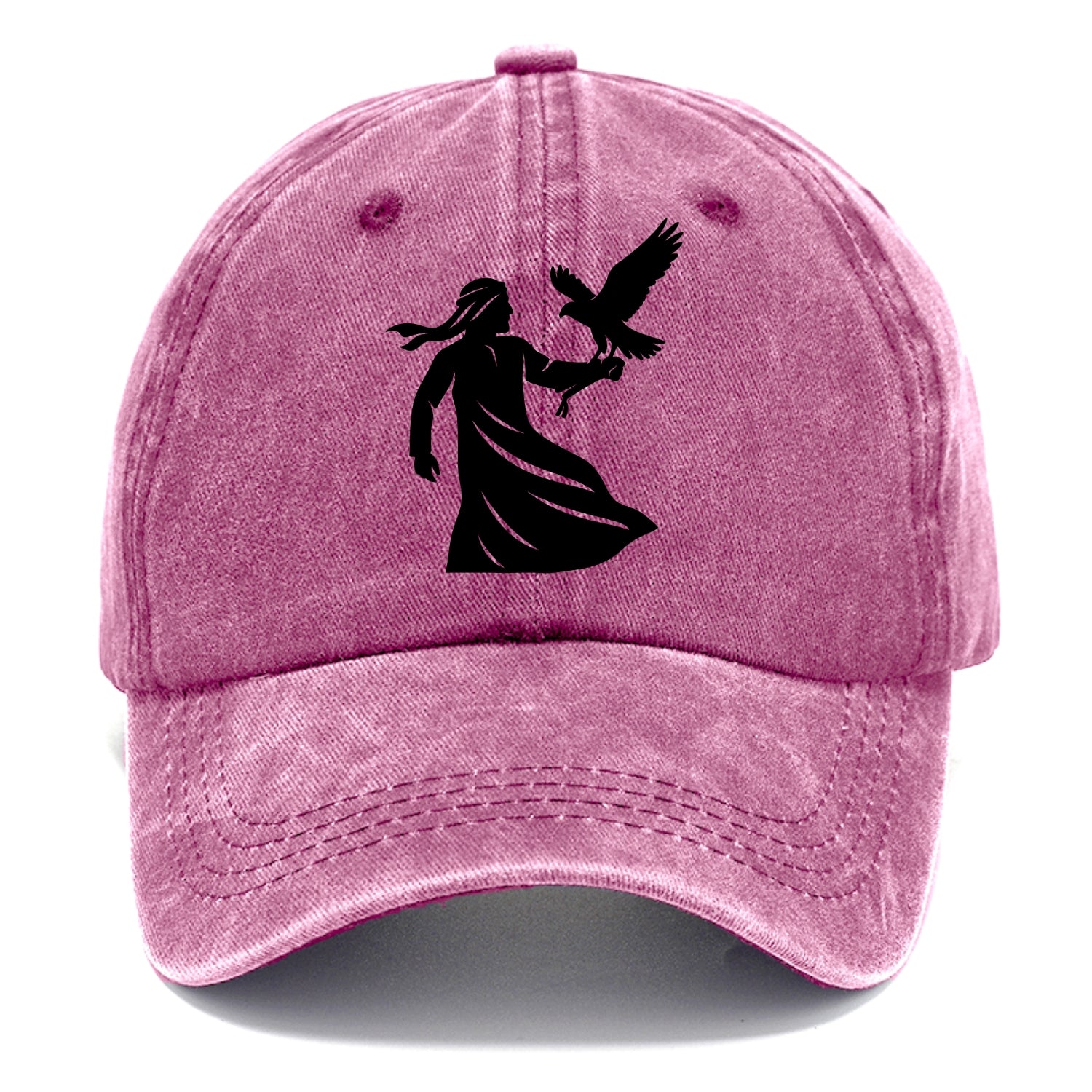 Arabian falconer with bird - Classic Cap - Dusty Rose(Rose)