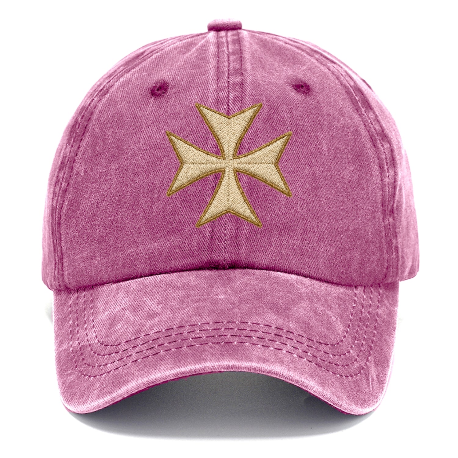 Hospitaller Cross  - Classic Cap - Dusty Rose(Rose)