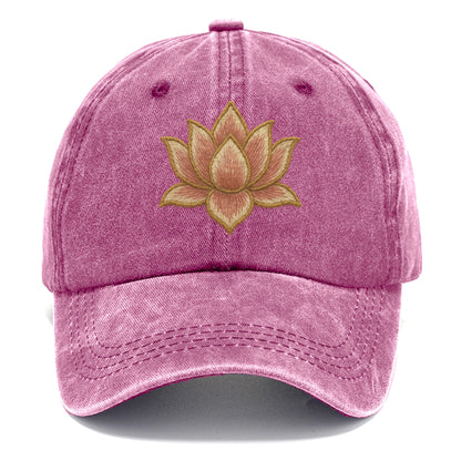 Lotus Flower - Classic Cap - Dusty Rose(Rose)