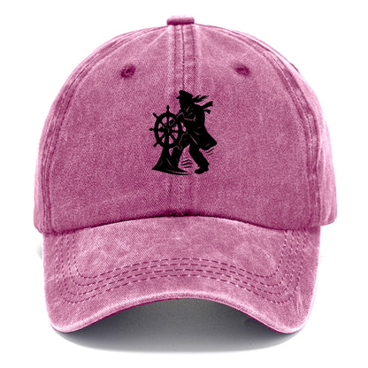 Sailor with ship wheel - Classic Cap - Dusty Rose(Rose)