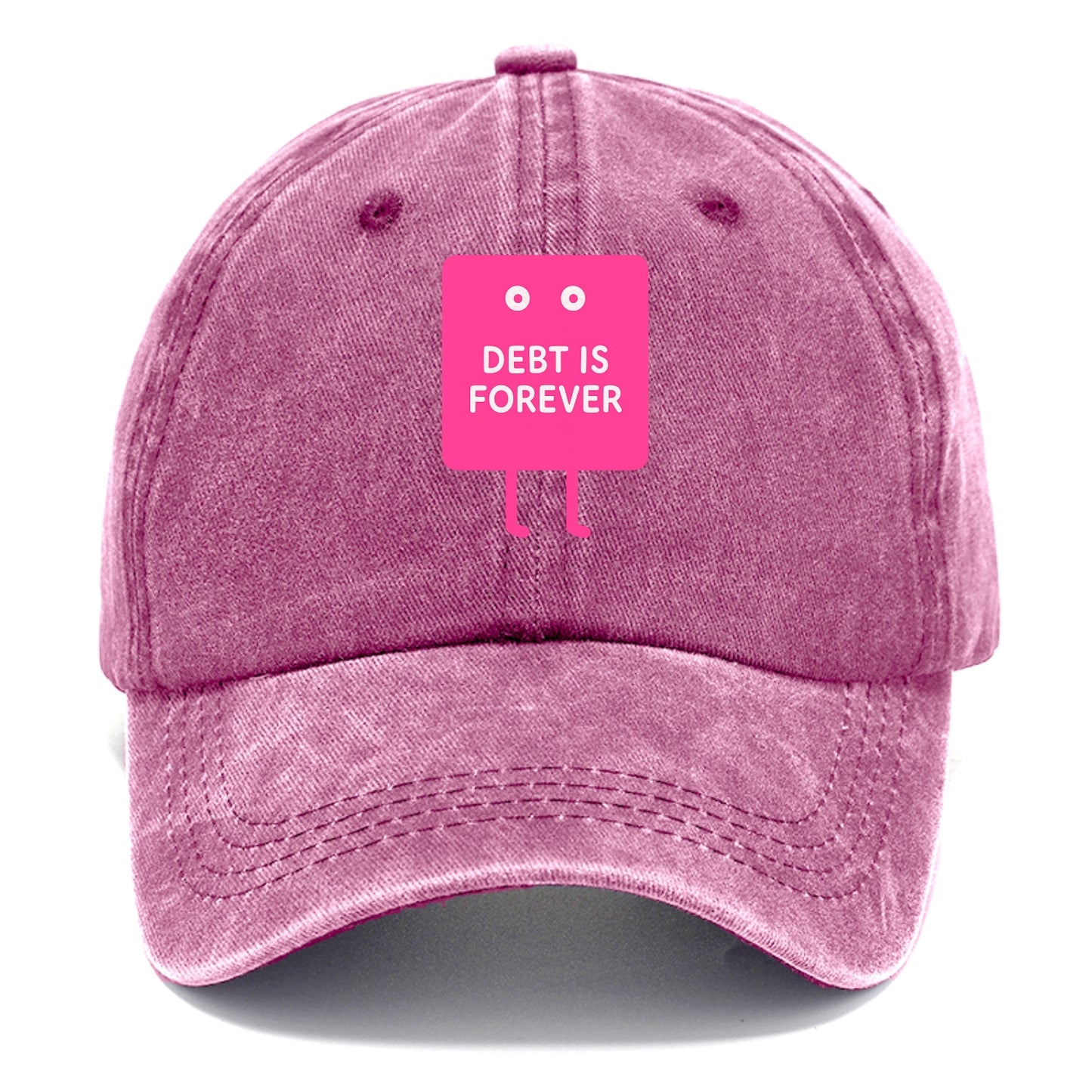 DEBT IS FOREVER | Immortal credit card - Classic Cap - Dusty Rose(Rose)