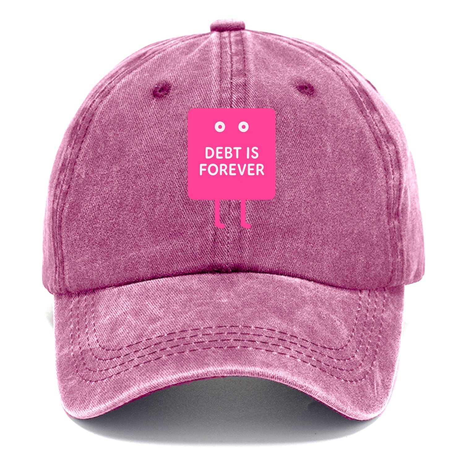 DEBT IS FOREVER | Immortal credit card - Classic Cap - Dusty Rose(Rose)