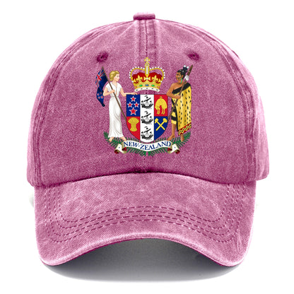 Coat Of Arms Of New Zealand - Classic Cap - Dusty Rose(Rose)