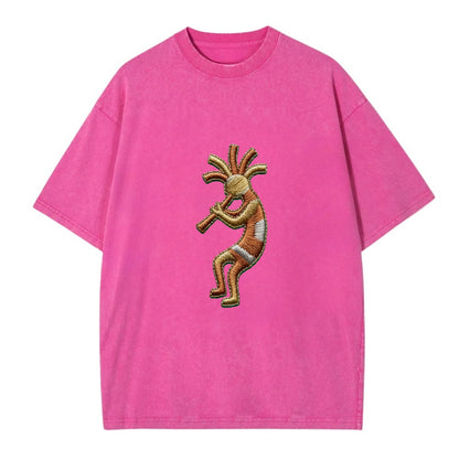 Kokopelli - Vintage T-shirt - Dusty Rose(Rose)