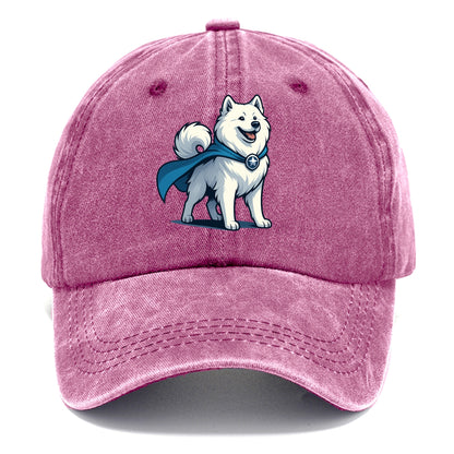 Samoyed Winter Hero  - Classic Cap - Dusty Rose(Rose)