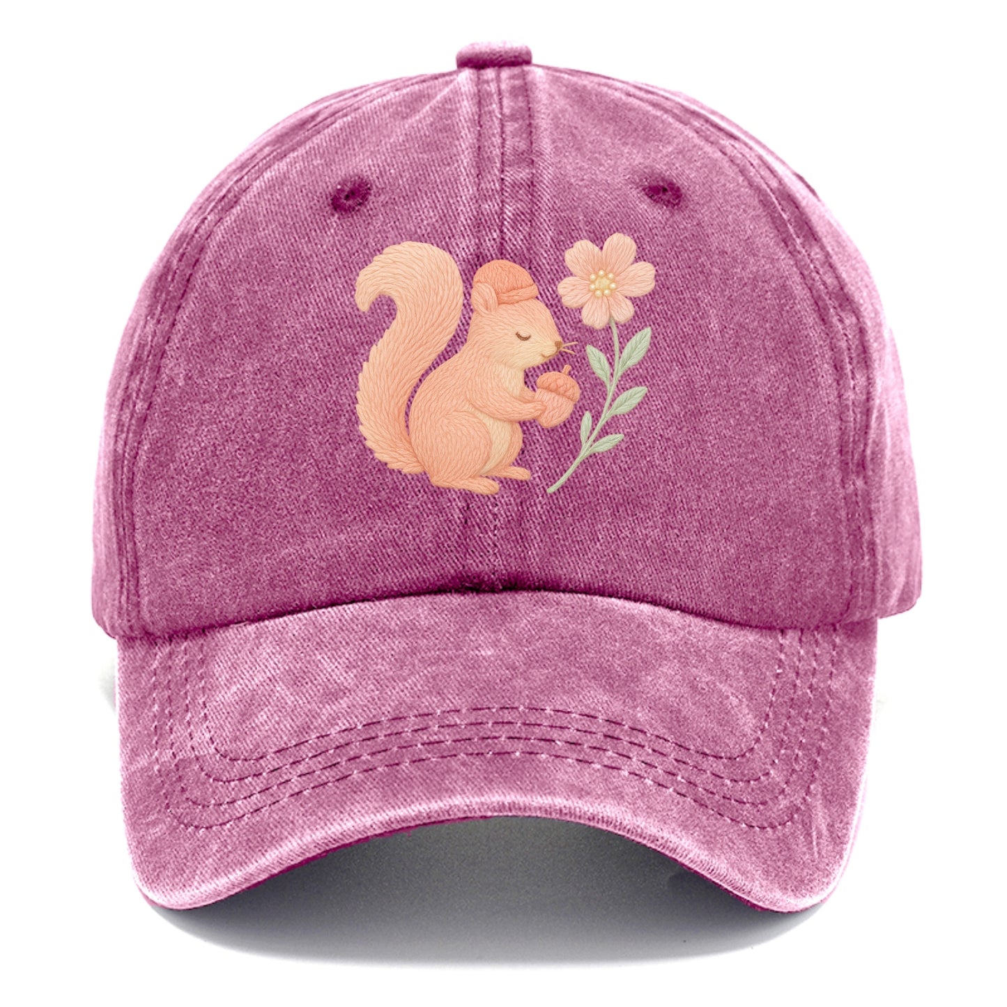 Coral Squirrel - Classic Cap - Dusty Rose(Rose)