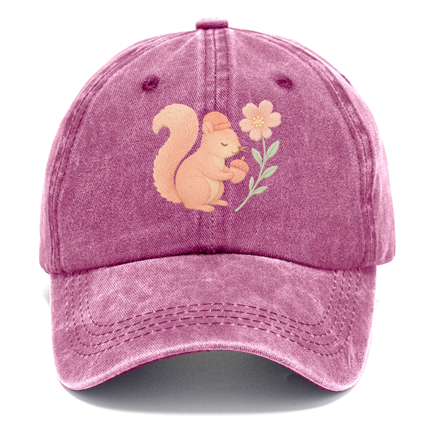 Coral Squirrel - Classic Cap - Dusty Rose(Rose)