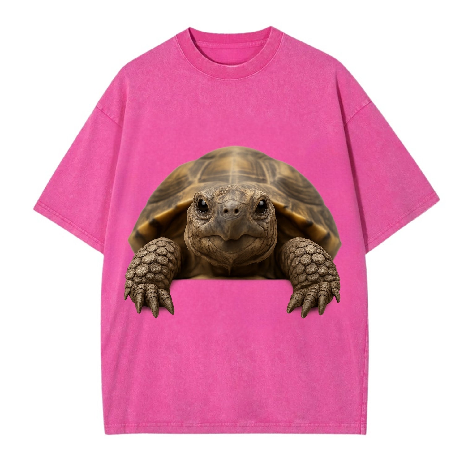 Tortoise  - Vintage T-shirt - Dusty Rose(Rose)