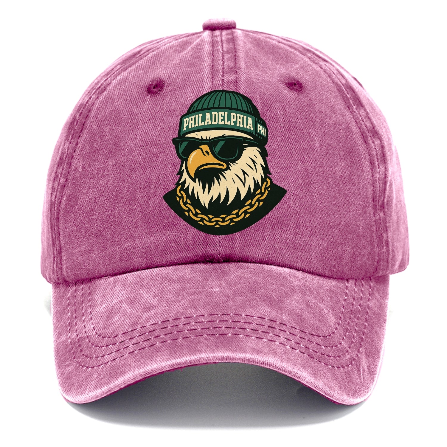 "eagle" "philadelphia" "phi" "green" "us East" - Classic Cap - Dusty Rose(Rose)