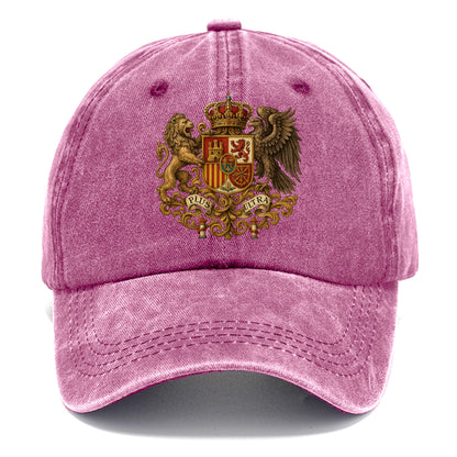 Spain Royal Logo (traditional Corona Real Española, Plus Ultra Banner, Premium Emblem) Classic Cap - Dusty Rose(Rose)