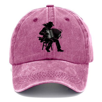Accordion player street musician - Classic Cap - Dusty Rose(Rose)