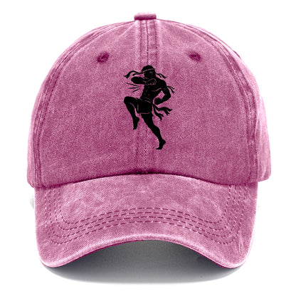 Thai Muay Thai fighter elbow strike - Classic Cap - Dusty Rose(Rose)