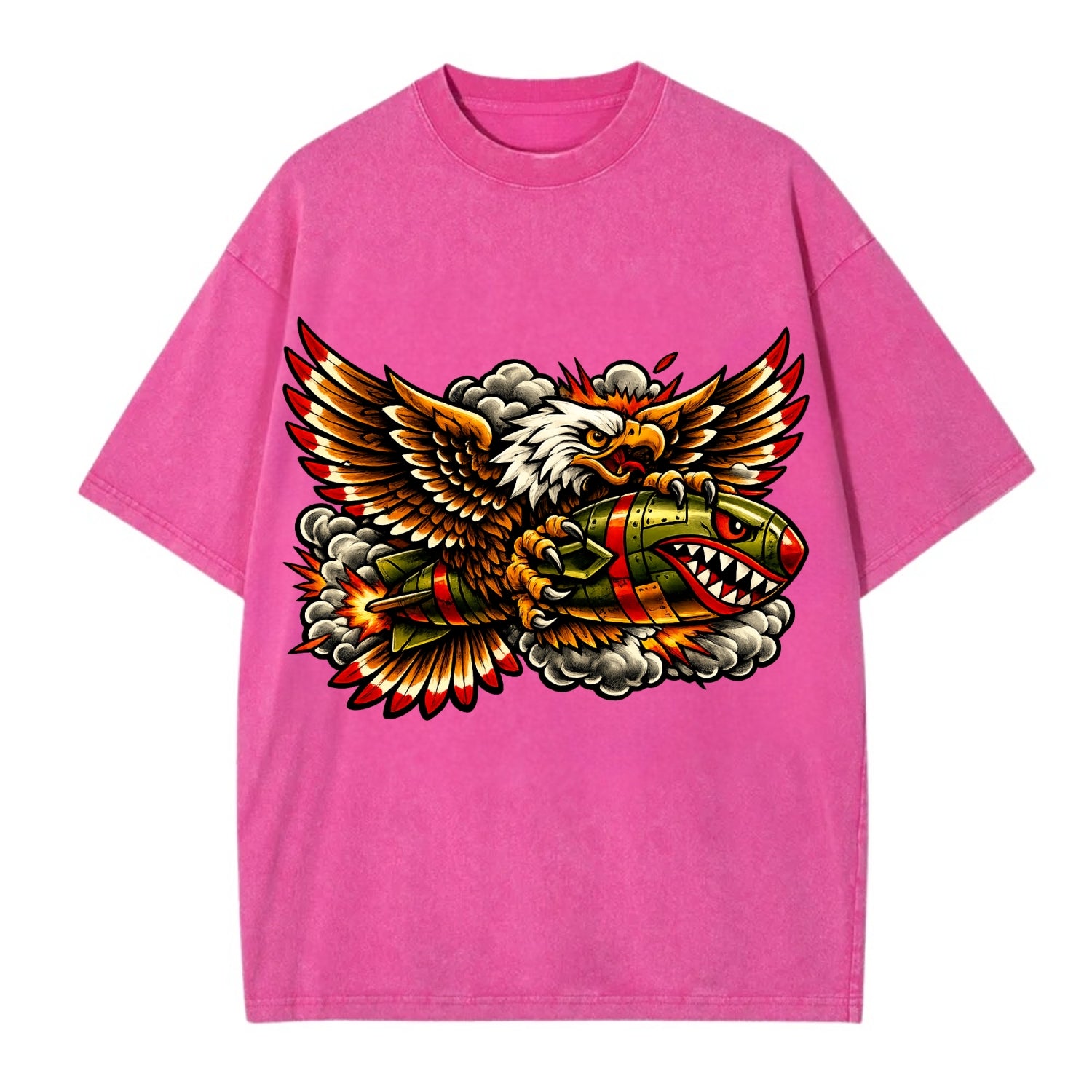 War Eagle Bomb - Vintage T-shirt - Dusty Rose(Rose)