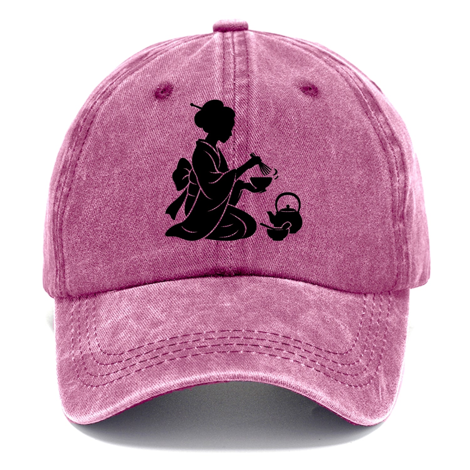 Geisha traditional tea ceremony - Classic Cap - Dusty Rose(Rose)