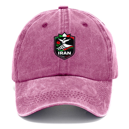 Iran Rumi Poetry Badge - Classic Cap - Dusty Rose(Rose)