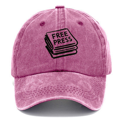 Stack of newspapers - free press bold ink brushstrokes - Classic Cap - Dusty Rose(Rose)